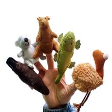 Fantoche de dedo australiano coala, boneco de pelúcia prypus de animal australiano, brinquedo interativo para pais e filhos, histórias de brinquedos divertidos 2024 - compre barato
