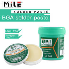 MILE Lead-Free Insulated BGA Solder Paste Environmentally Friendly Halogen-Free No-Cleaning Flux PCB IC Parts Welding Tools 2024 - buy cheap