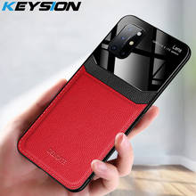 KEYSION-funda de teléfono de moda para Oneplus 8T one plus 8 Pro, cubierta trasera de cuero a prueba de golpes para Oneplus Nord 1 + Nord 2024 - compra barato