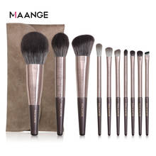 MAANGE 5/10pcs Makeup Brushes Set With Bag Eyeshadow Concealer Blender Foundation Cosmetics Make Up Brush Tools Kits Maquiagem 2024 - buy cheap