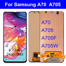 6,7 "для Samsung A70 ЖК-экран A705 A705F A705W A705FN/DS с сенсорной панелью в сборе Запасные Запчасти для ремонта 2024 - купить недорого