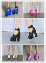 Оригинальная кукольная обувь принцессы для кукол 1/6, модная женская кукла Kurhn, ботинки на высоком каблуке, повседневная обувь, аксессуары для кукол 2024 - купить недорого