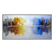 Landscape Abstract Oil Painting Wall Art Home Decor Picture Modern Handpainted Oil Painting On Canvas Wedding Decoration 2024 - buy cheap