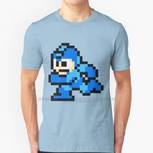 Футболка Megaman Sprite, 100% чистый хлопок, Мужская мега-мегаман, протоман, видеоигры, ретро Nes 2024 - купить недорого