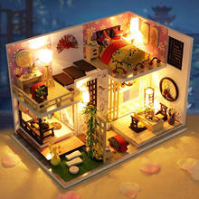 1/24 DIY Doll House Kit Wooden Miniature Model Building Kits Dollhouse Toys 2024 - buy cheap
