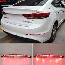 Luz LED reflectora para coche, luz trasera de freno, antiniebla, de advertencia, para Hyundai Elantra 2016, 2017, 2018, 2019 2024 - compra barato