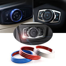Car styling, Headlight Adjustment button cover Trim Decoration for  For Ford Focus 3 4 Escape Kuga Mondeo Edge 2024 - buy cheap
