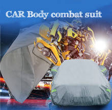 Universal Full Car Covers Snow Ice Dust Sun UV Shade Cover Foldable Light Silver Size S-XXL Auto Car Outdoor Protector Cover dfd 2024 - buy cheap