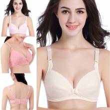 New Maternity Nursing Bra Pregnant Women Sleep Bras Cotton Soutien-gorge Maternity V-type Pregnancy Underwear 2024 - купить недорого