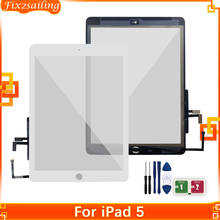 Digitalizador de pantalla táctil LCD para iPad 5, Panel de cristal frontal de repuesto para ipad 5, Air 1, A1474, A1475, A1476 2024 - compra barato