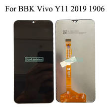 High Quality 2019 NEW Black 6.35 inch For BBK Vivo Y11 2019 LCD DIsplay Touch Screen Digitizer Assembly Replacement / With Frame 2024 - buy cheap