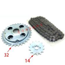 Motorcycle Spare part Chain set with gear sprocket geartransmission for Honda CA250 DD250 CA DD 250 250cc 2024 - buy cheap