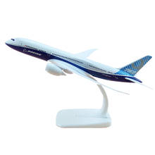 20 cm boeing 787 b787 protótipo de aviões modelo diecast metal liga avião avião modelo de brinquedo avião presente collectible exibição 2024 - compre barato