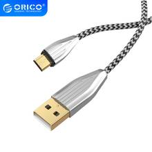 ORICO KTM1 USB Cable Braided Portable Cable Charge for Mobile Phone 2.1A Fast Charge Data Cable for iPhone Tablet 2024 - buy cheap