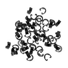50 Pieces MTB Bike Bicycle Frame C Type Buckle for Brake Cable Housing Hose Tube Shifter Cable Guides Button Fixed Tubing Clips 2024 - buy cheap