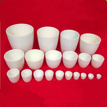 Crisol de cerámica para fundir en forma de arco, Corindón de alúmina puro al 99%, crisol de cerámica de Al2O3, 3ml/4ml /5ml, 10 ml, 15ml 2024 - compra barato