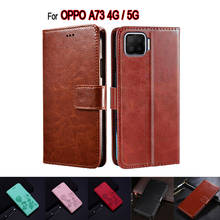 Flip Cover For OPPO A73 Case Phone Protective Shell Funda For OPPO A73 A 73 5G Case Wallet Leather Book Etui Hoesje Capa Bag 2024 - buy cheap