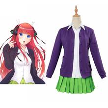 Unisex Anime Cos The Quintessential Quintuplets Nakano Nino Cosplay Costumes suit Sets Uniform 2024 - buy cheap
