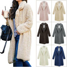 Casaco de pele feminino, casaco de pele para mulheres, jaqueta longa de lã, quente, grossa, plus size, 2020, casaco de pele falsa, coreano, de lã 2024 - compre barato