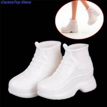 10 pares de moda branco boneca tênis sapatos presente para 30cm boneca 2024 - compre barato