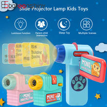 BalleenShiny-Lámpara de proyector deslizante para niños, juguete luminoso, rompecabezas de interacción entre padres e hijos, Educación Temprana, juguetes para niños 2024 - compra barato