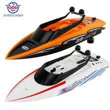 3323 RC Boat 2.4G Innovative Kids Water Pool Toy 4-channel Waterproof Electric Remote Control Racing Speedboat 2024 - buy cheap