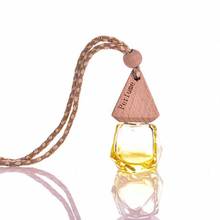 Home Car Hanging Air Freshener Perfume Fragrance Diffuser Empty Glass Bottle 2024 - buy cheap