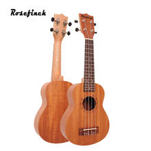 Rosefinch 21 inch Soprano Ukulele Guitar Mahogany Sapele Wood Rosewood 4 Strings Hawaiian Mini Guitar for Beginner UK101 2024 - buy cheap
