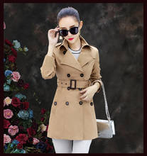 Плюс Feminino Casaco размер пальто для женщин ветровка верхняя одежда элегантное пальто для женщин Abrigo Mujer KJ125 2024 - купить недорого