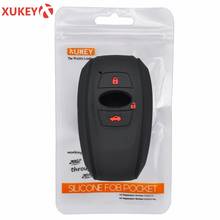 Silicone Car Key Cover Remote Fob Case For Subaru Legacy Impreza Forester Xv Trezia Brz Wrx Levorg Shell Sleeve 3 Button 2024 - buy cheap