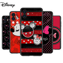 Silicone Cover Disney Minnie Bow For Apple IPhone 12 Mini 11 Pro XS MAX XR X 8 7 6S 6 Plus 5S SE Phone Case 2024 - buy cheap