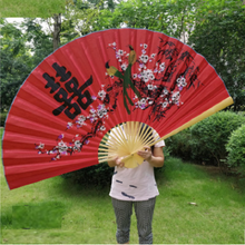 Hanging fan decorative fan Chinese style craft silk cloth fan large folding fan living 3 2024 - buy cheap