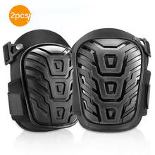 1 Pair/Set Professional Knee Pads With Adjustable Straps Safe EVA Gel Cushion PVC Shell For Heavy Duty Work Running Fitness 2020 2024 - buy cheap