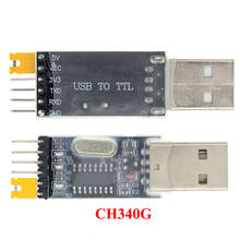 D76 10 piezas USB a TTL UART módulo CH340G CH340 3,3 V 5V módulo CH340 2024 - compra barato