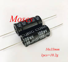 100v 150uf 120uf 180uf 100% Original New NP Bipolar Audio Axial Electrolytic capacitance Capacitor 2024 - buy cheap
