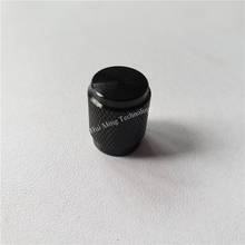 6pcs aluminum knob 12.5*16*6mm Knurled D shaft Car audio knob amplifier tuning knob potentiometer knob cap 2024 - buy cheap