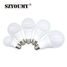 SZYOUMY-Bombilla LED E27, 85-265V, IC inteligente, potencia Real 18W, 15W, 12W, 9W, 7W, 5W 2024 - compra barato