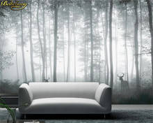 beibehang Custom 3d wallpaper mural fantasy woods deer background wall papers home decor papel de parede 3d wallpaper 2024 - buy cheap