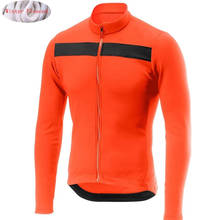 2021 New Winter Jacket Thermal Fleece Men Cycling Jersey Clothing Mountain Outdoor Wear Bicycle Clothes Warm 2024 - buy cheap