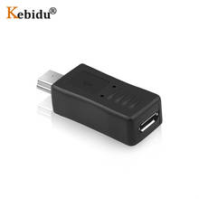 Kebidu-micro adaptador usb para mini usb, conector fêmea para macho, conversor, adaptador para cabos de celular, pc 2024 - compre barato