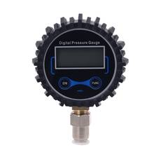 200PSI /BAR/KPA/kg/cm2 Digital Pressure Gauge with Straight Plug fitting 8mm Outside Diameter Hose 2024 - buy cheap