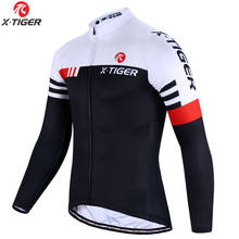 Camiseta de Ciclismo de alta calidad para X-TIGER, Jersey de manga larga, cómodo, con protección solar, para bicicleta de carretera y de montaña 2024 - compra barato