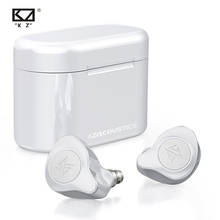 KZ S2 TWS наушники, Bluetooth 5,0 водонепроницаемые наушники-вкладыши 1BA + 1DD Super Bass KZ S1 S1D для игр 2024 - купить недорого