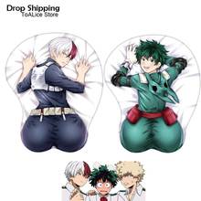 Cool Anime Cosplay Mouse Mat Pad My Boku no Hero Academia Todoroki Shoto BL 3D Buttock Gaming Mousepad Male Wrist Rest Gift 2024 - buy cheap