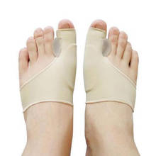 1Pair Toe Separator Straightener Hallux Valgus Bunion Corrector Orthotics Pedicure Sock Feet Bone Thumb Adjuster Correction 2024 - buy cheap