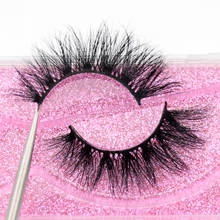 Visofree Luxury 5D Mink Hair False Eyelashes Wispy Cross Fluffy Mink Lashes Extension Tools Makeup Handmade Mink Eyelashes K20 2024 - buy cheap