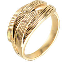 Anel trançado de prata/ouro com nó, anel de aço inoxidável simples de tecer, masculino e feminino de noivado, bague femme 2024 - compre barato