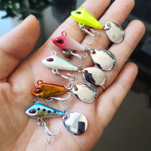 Swolfy 5 шт./лот Металл Мини VIB с ложкой рыболовная приманка 5g/10 г/1 5g/20 г Crankbait вибрации Спиннер Тонущая приманка для рыбалки 2024 - купить недорого