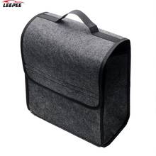 Car Storage Bags Trunk Organizer Pouch Holder Box Car Styling Rear Seat Back Tool Soft Felt Foldable SUV Automotive Accessories 2024 - buy cheap