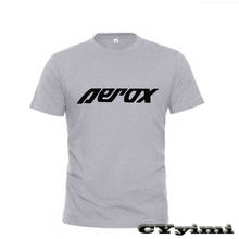 Camiseta de manga corta para hombre, camisa con LOGO, 155 algodón, cuello redondo, Aerox para Yamaha, 100% 2024 - compra barato